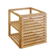 OFYR PRO Small Teak Wood Storage Insert w/ Door | Buy at GW STORE