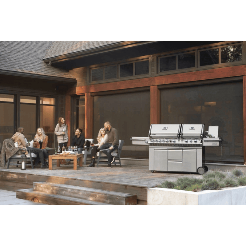 Napoleon Prestige PRO™ 825 RSBI Premium Freestanding Gas Grill with Power Side Burner, Infrared Rear & Bottom Burners