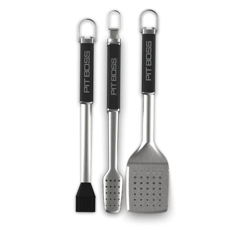 Pit Boss Soft Touch 3-Piece BBQ Tool Set | GW STORE