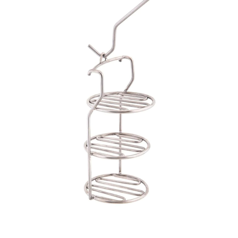 Steak & Beer Large 3-Tier Stainless Steel Multi-Purpose Grill Rack for Roasting Barrels | GW STORE