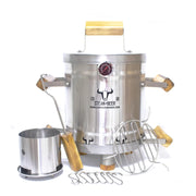 Steak & Beer Mini Roasting Barrel 3–4 kg (6–8 lb) – INOX Line | GW STORE