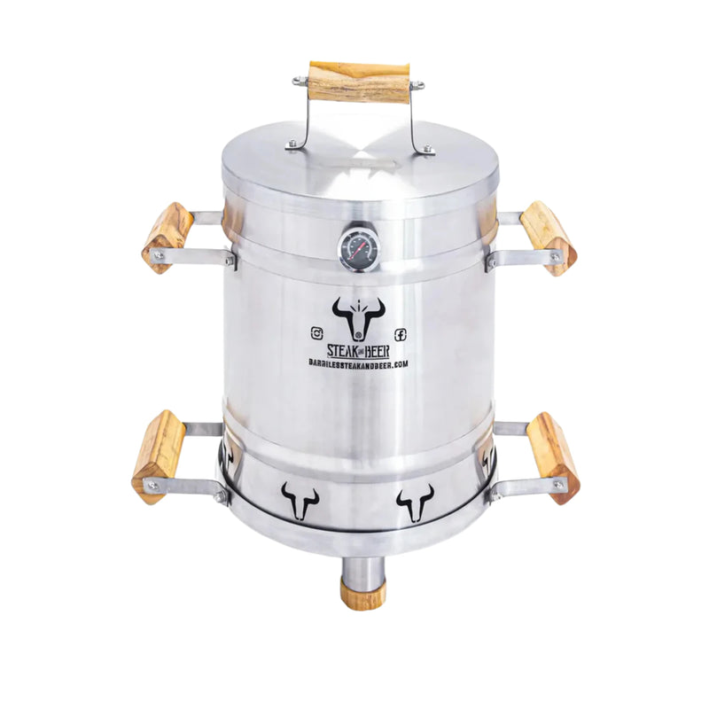 Steak Beer Small Charcoal Smoker Barrel | GW STORE