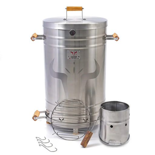 Steak Beer The Jumbo Charcoal Smoker Barrel | GW STORE