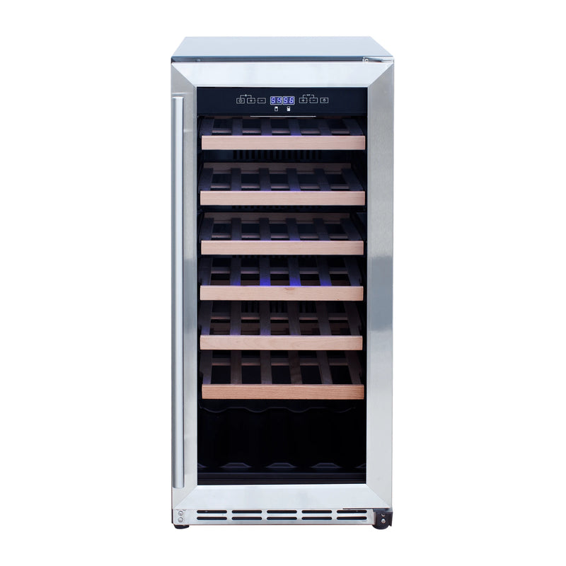 Summerset 15-Inch 3.2 Cu. Outdoor Single Zone Wine Cooler | GW STORE
