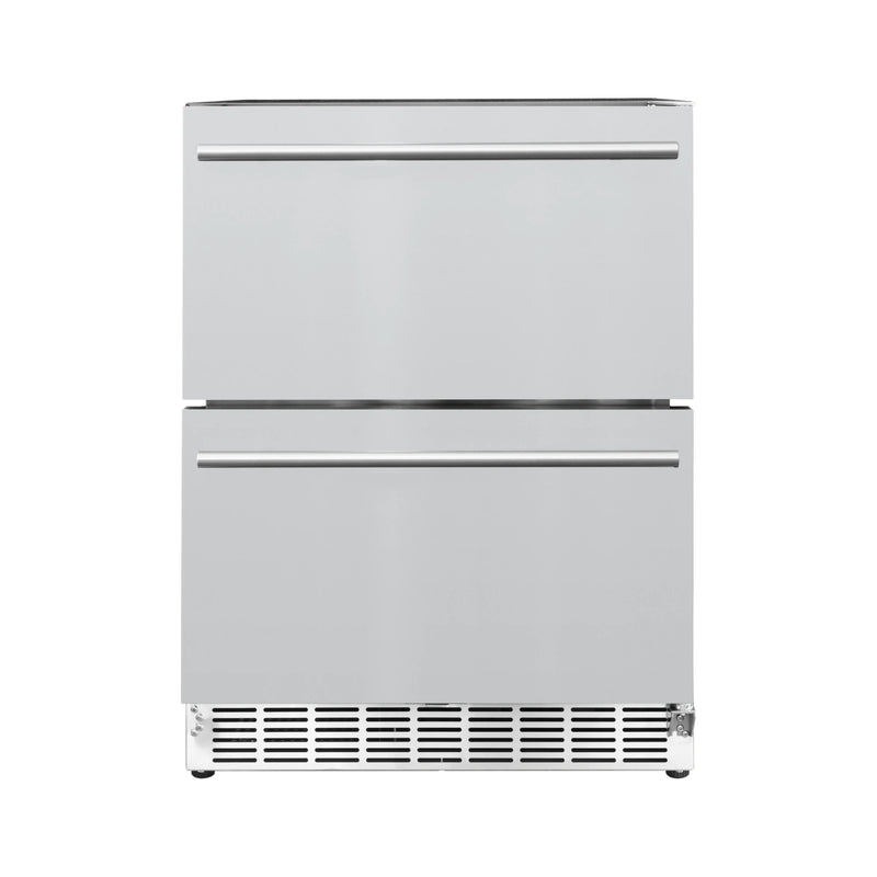 Summerset 24-Inch 5 Cu. Deluxe Outdoor 2-Drawer Refrigerator | GW STORE