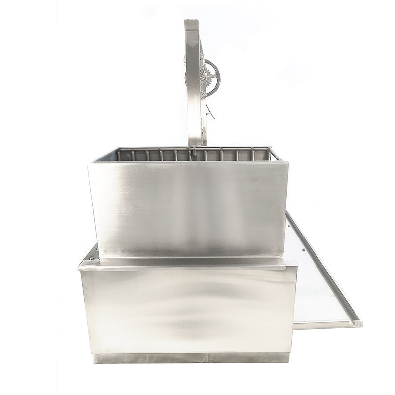 Tagwood BBQ05SS Built-In Argentine Wood Fire & Charcoal Grill | GW STORE