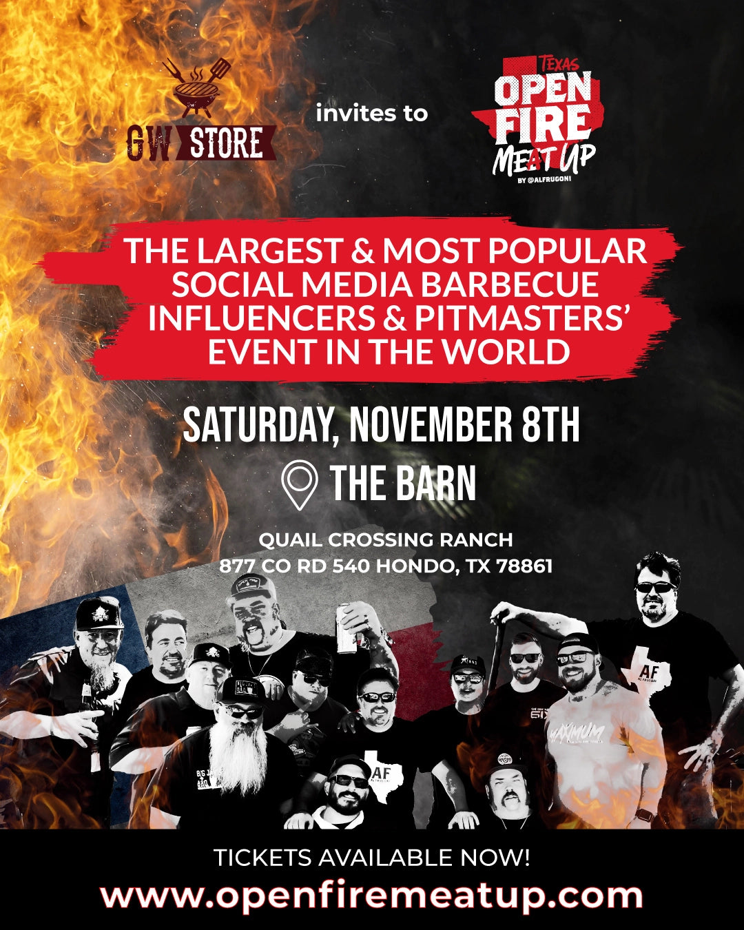 Texas Open Fire Meet Up 2025