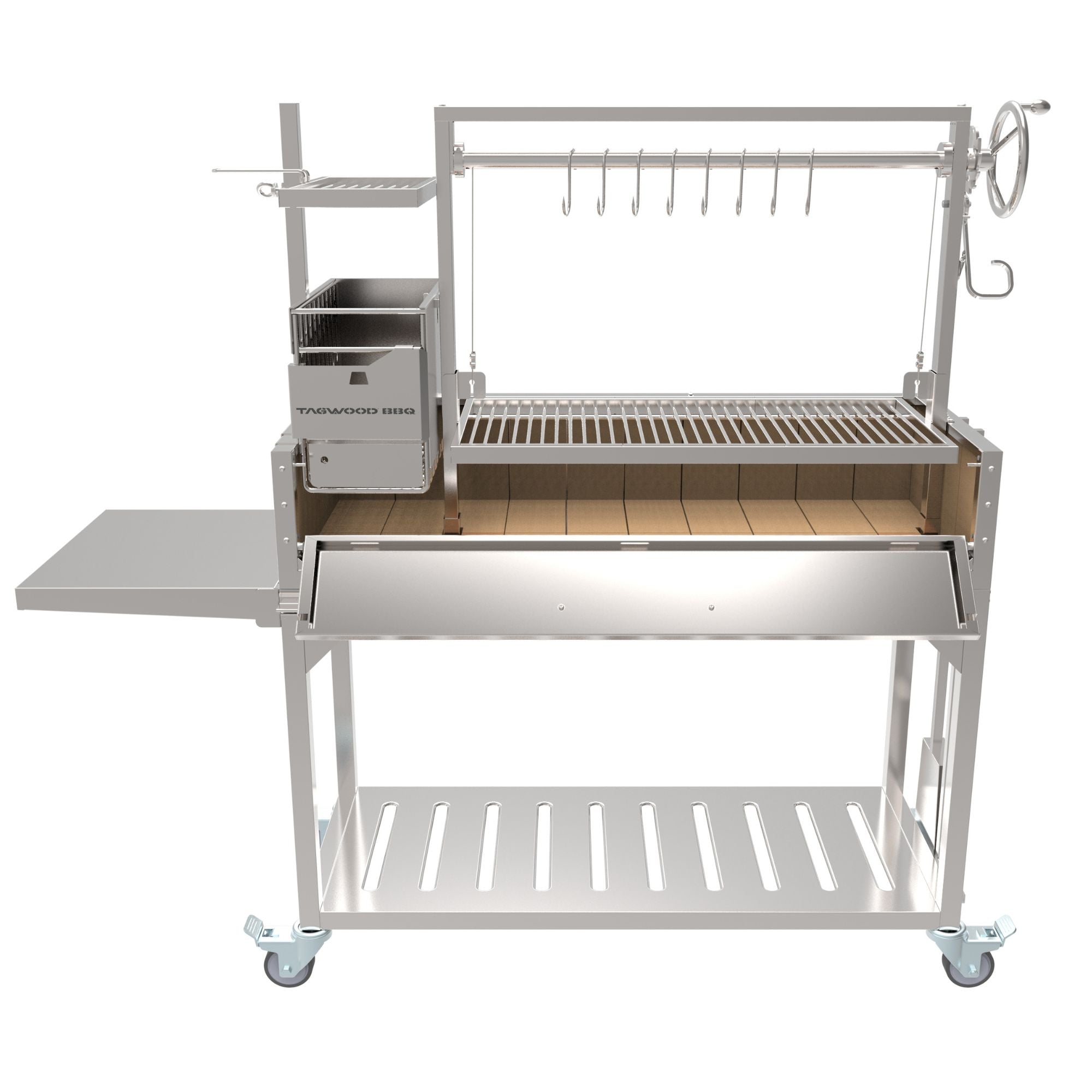 Tagwood BBQ03SS Santa Maria Wood & Charcoal Grill | Buy at GW