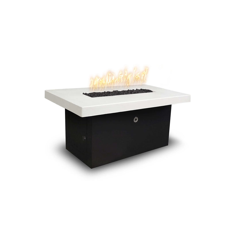 The Outdoor Plus Alberta Liquid Propane Fire Pit - Black & White Collection | GW STORE