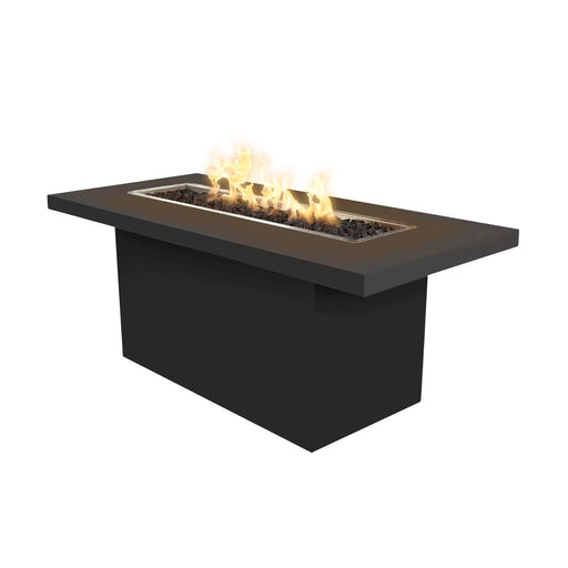 The Outdoor Plus Bella Linear Natural Gas Gas Fire Table Metal Collection | GW STORE