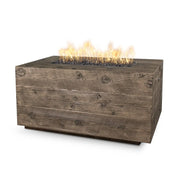 The Outdoor Plus Catalina Propane Gas Woodgrain Fire Pit | GW STORE