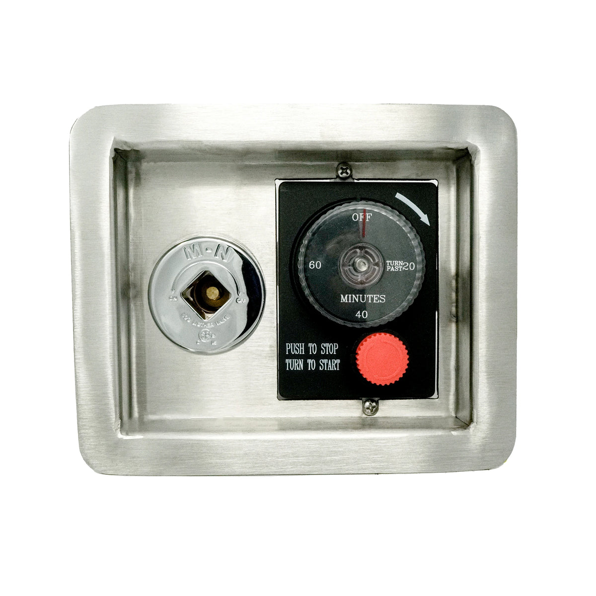 Waterproof Gas Timer Box TOP Gas Timer w/ E-Stop - Recessed Panel | Buy at GW STORE — GW Store
