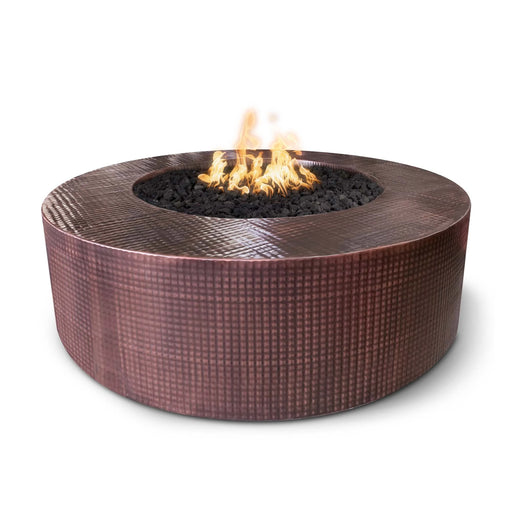 The Outdoor Plus Hammered Copper Unity 24″ Tall Fire Pit | GW STORE