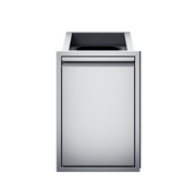 Twin Eagles 18-Inch Roll-Out Stainless Steel Trash Bin | GW STORE