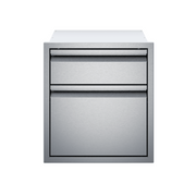 Twin Eagles 19-Inch Stainless Steel Double Access Drawer - TESD192-B | GW STORE