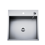 Twin Eagles 24" Drop-In Stainless Steel Sink with Lid & Soap Dispenser - TEOS24-B | GW STORE
