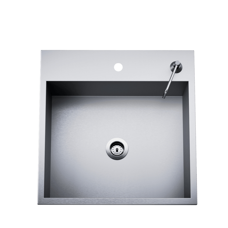 Twin Eagles 24" Drop-In Stainless Steel Sink with Lid & Soap Dispenser - TEOS24-B | GW STORE