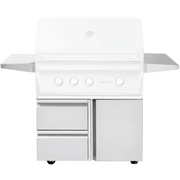 Twin Eagles 36-Inch Grill Cart With Two Storage Drawers & One Access Door | GW STORE