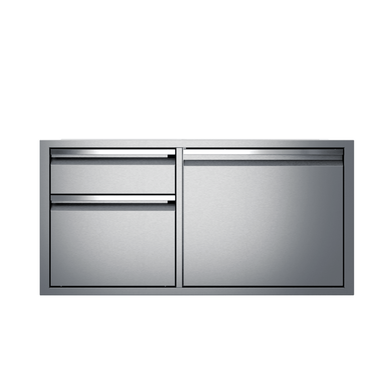 Twin Eagles 42-Inch Stainless Steel Access Door & Double Drawer Combo | GW STORE
