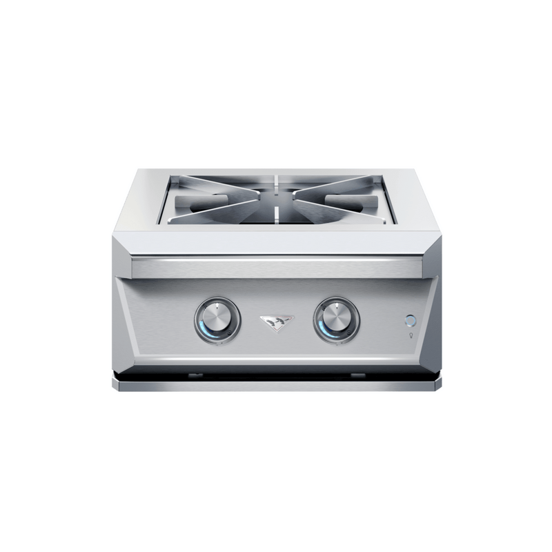 Twin Eagles Built-In Gas Power Burner with Reversible Heavy Duty Grate & Stainless Steel Lid | GW STORE