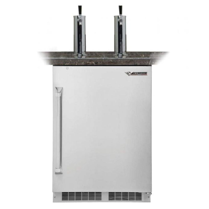 Twin Eagles TEBK242-G 24x34.75-Inch Built-In Twin Tap Beer Keg Dispenser | GW STORE