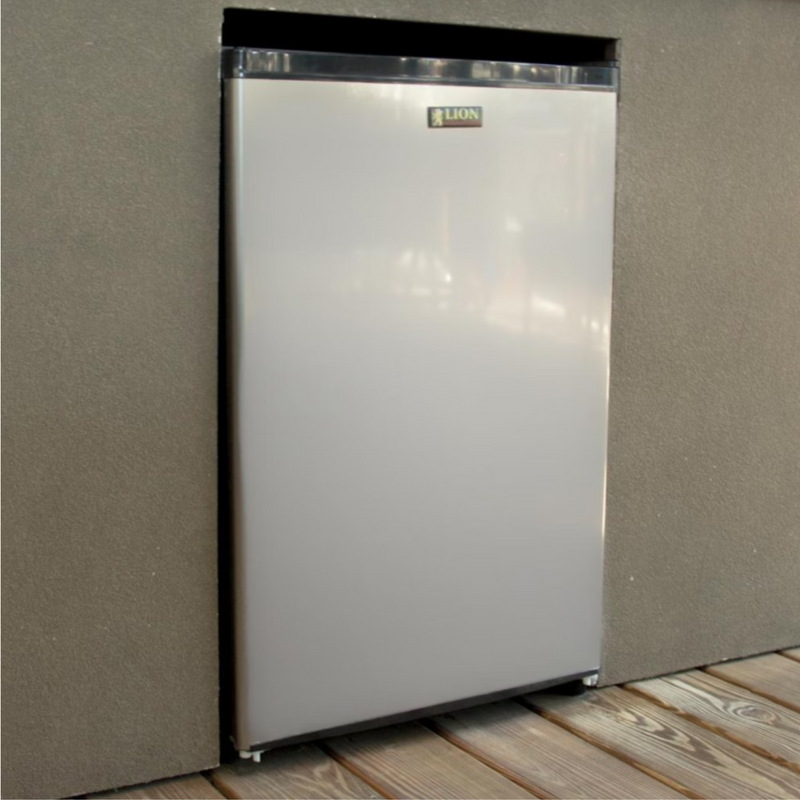 Lion Premium Grills Refrigerator 4.5 Cu. Ft. Stainless Steel Front Door