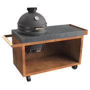OFYR Corten Steel 135 PRO Kamado Table for The Bastard w/ Concrete Worktop | Buy at GW STORE