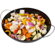 GrillPro Porcelain Coated Round Grill Topper Black | GW STORE