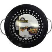 GrillPro Porcelain Coated Round Grill Topper Black | GW STORE