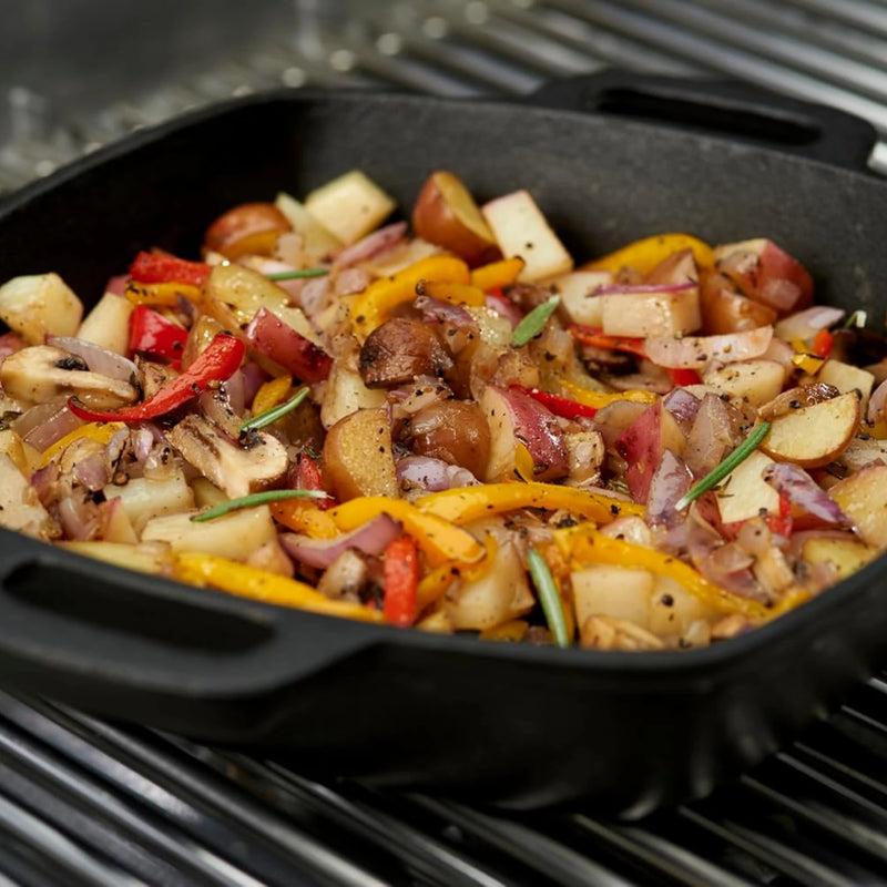 GrillPro Cast Iron Square Pan | GW STORE