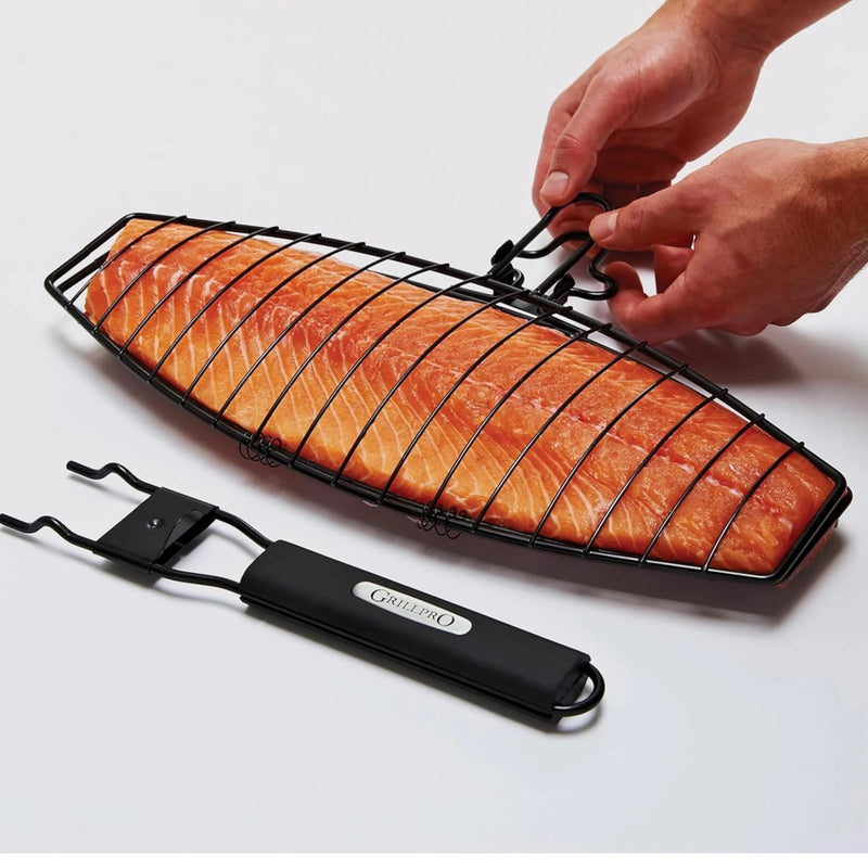 GrillPro Detachable Handle Fish Basket | GW STORE