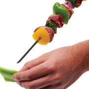 GrillPro Stainless Steel V-Shaped 15-Inch Grilling Skewers 4-pack | GW STORE