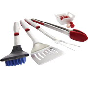 GrillPro 4-Piece Stainless Steel Tool Set with Grips | GW STORE
