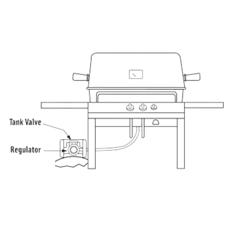 GrillPro Replacement POL Hose and Regulator | GW STORE