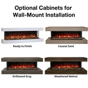 Modern Flames Wall Mount Cabinet for 76" Orion Multi Electric Fireplace | GW STORE