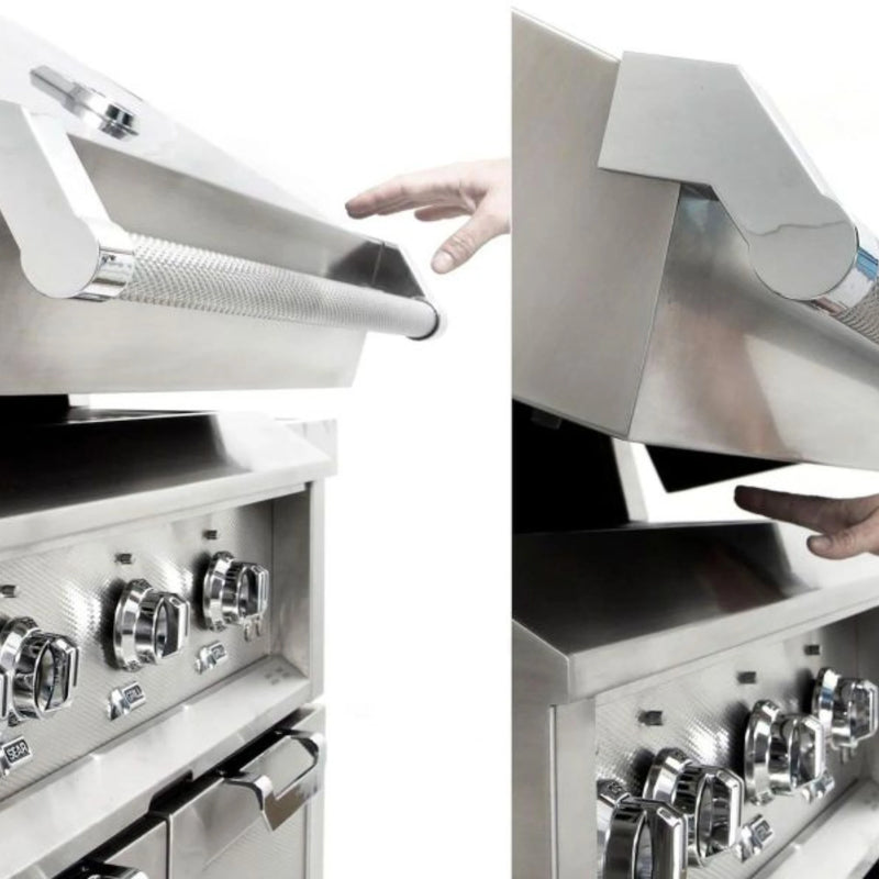 Hestan 36" 3-Burner Gas Grill with Deluxe Cart