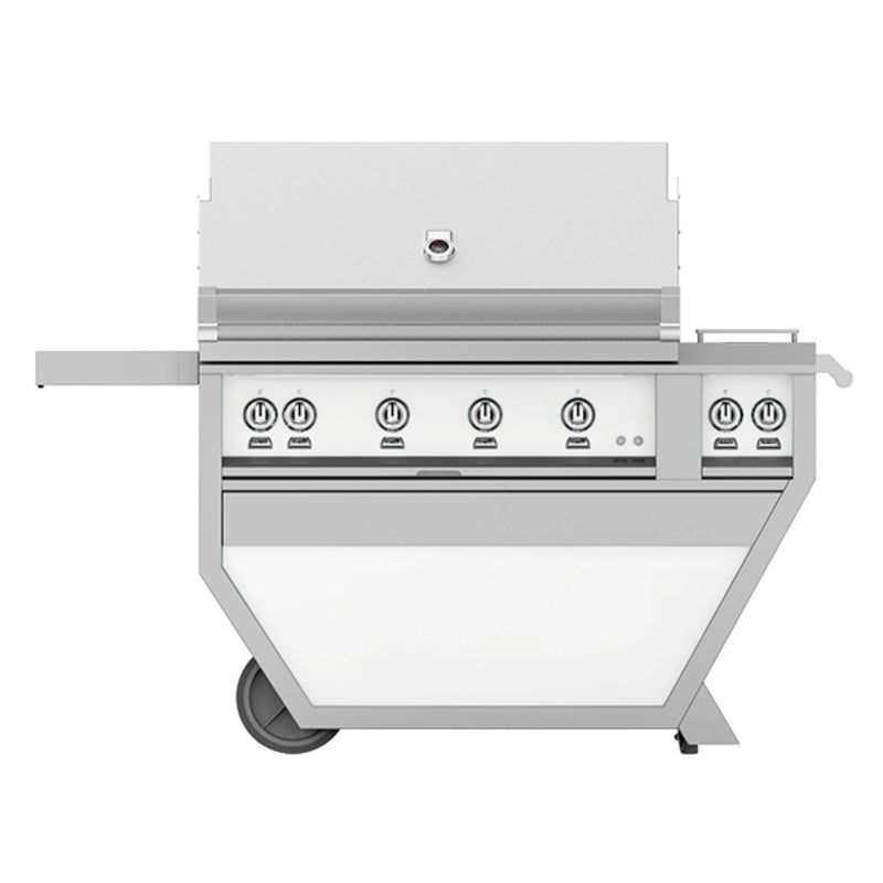 Hestan 42" Deluxe Gas Grill on Cart with Rotisserie Burner | GW STORE