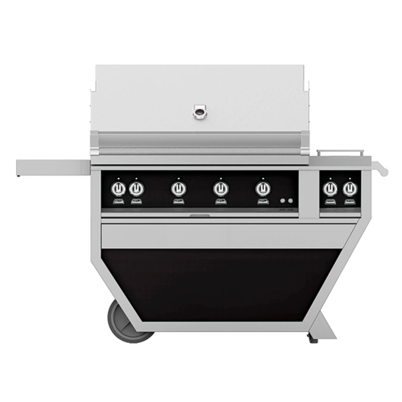 Hestan 42" Deluxe Gas Grill on Cart with Rotisserie Burner | GW STORE