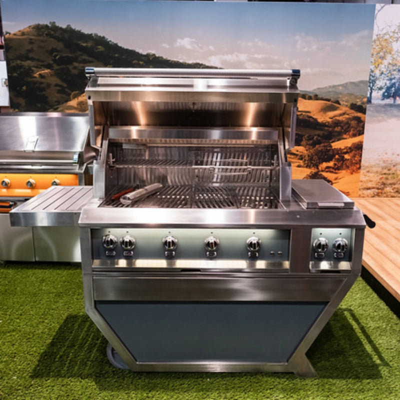 Hestan 42" Deluxe Gas Grill on Cart with Rotisserie Burner | GW STORE