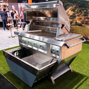Hestan 42" Deluxe Gas Grill on Cart with Rotisserie Burner | GW STORE