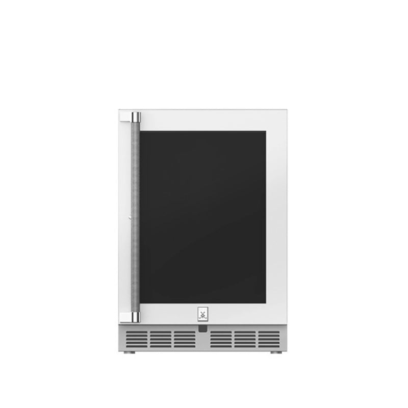 Hestan 24″ Outdoor Dual Zone Refrigerator with Wine Storage (UV-Coated Glass Door) | GW STORE