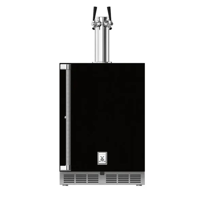 Hestan 24" Outdoor Double Faucet Beer Dispenser with Lock, Solid Door – Left or Right Hinge GFDSR242 / GFDSL242 | GW STORE