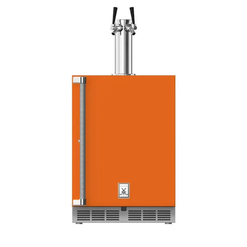 Hestan 24" Outdoor Double Faucet Beer Dispenser with Lock, Solid Door – Left or Right Hinge GFDSR242 / GFDSL242 | GW STORE