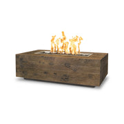 The Outdoor Plus Coronado Woodgrain Natural Gas Fire Pit | GW STORE