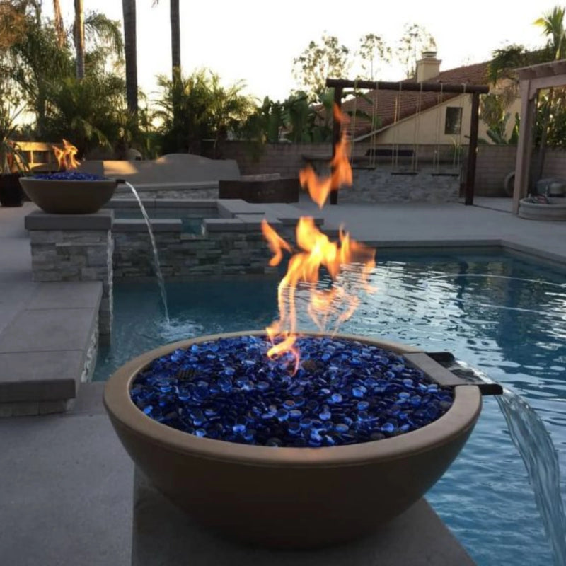The Outdoor Plus Concrete Sedona Propane Gas Fire & Water Bowl  | GW STORE