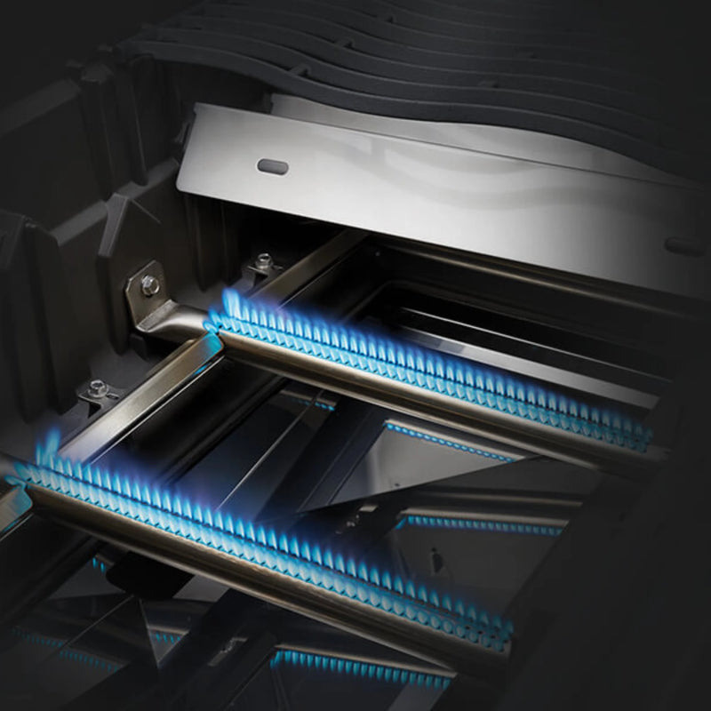 Napoleon Rogue PRO 625 SIB Black Freestanding Gas Grill w/ Infrared Side Burner | GW STORE