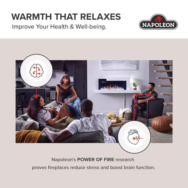 Napoleon Astound 74 FlexMount Electric Fireplace | GW STORE