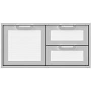 Hestan 42" Double Drawer & Storage Door Combo Recessed Marquise Acc | GW STORE