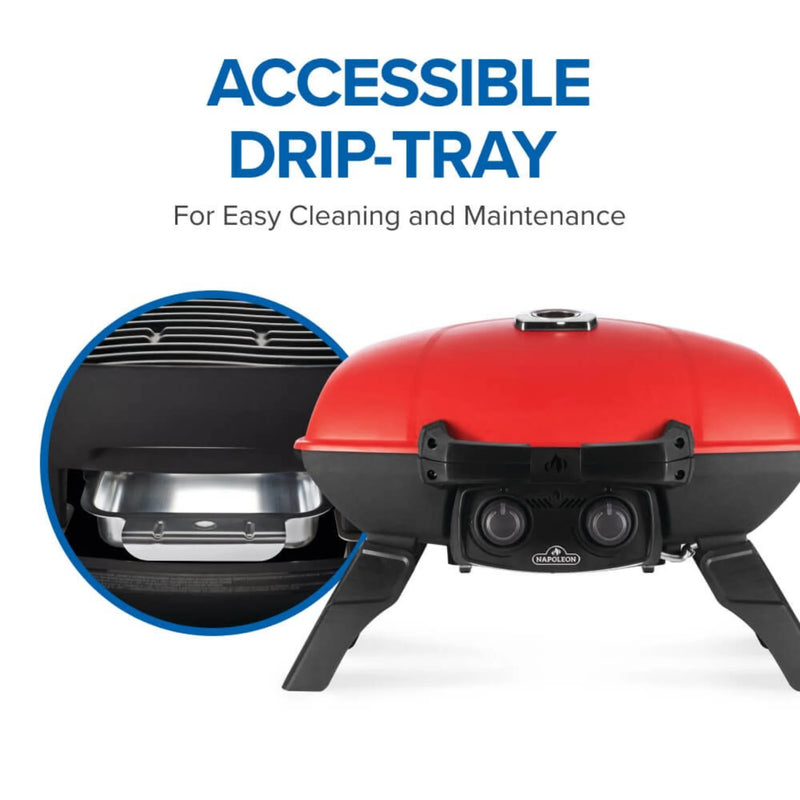 Napoleon TravelQ 285 Portable Propane Gas Grill w/ Griddle | GW STORE