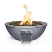 The Outdoor Plus Metal Powder Coated Sedona Natural Gas Fire & Water Bowl | GW STORE